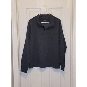 J. Crew Authentic Fleece Sweater Size M Gray